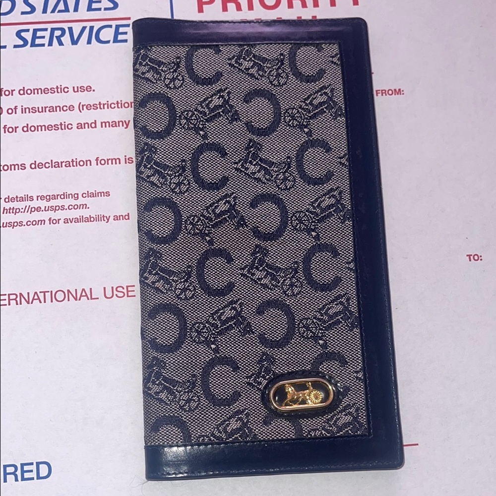 Coach Signature Monogram Wallet